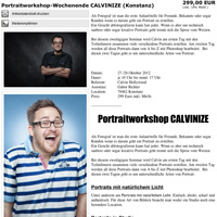 Portrait Workshop Wochenende in Konstanz